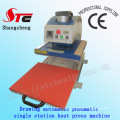 CE Certificate Drawing Pneumatic Heat Press Machine 40*40cm Automatic T-Shirt Heat Transfer Machine Single Station Heat Transfer Machine Stc-Qd08